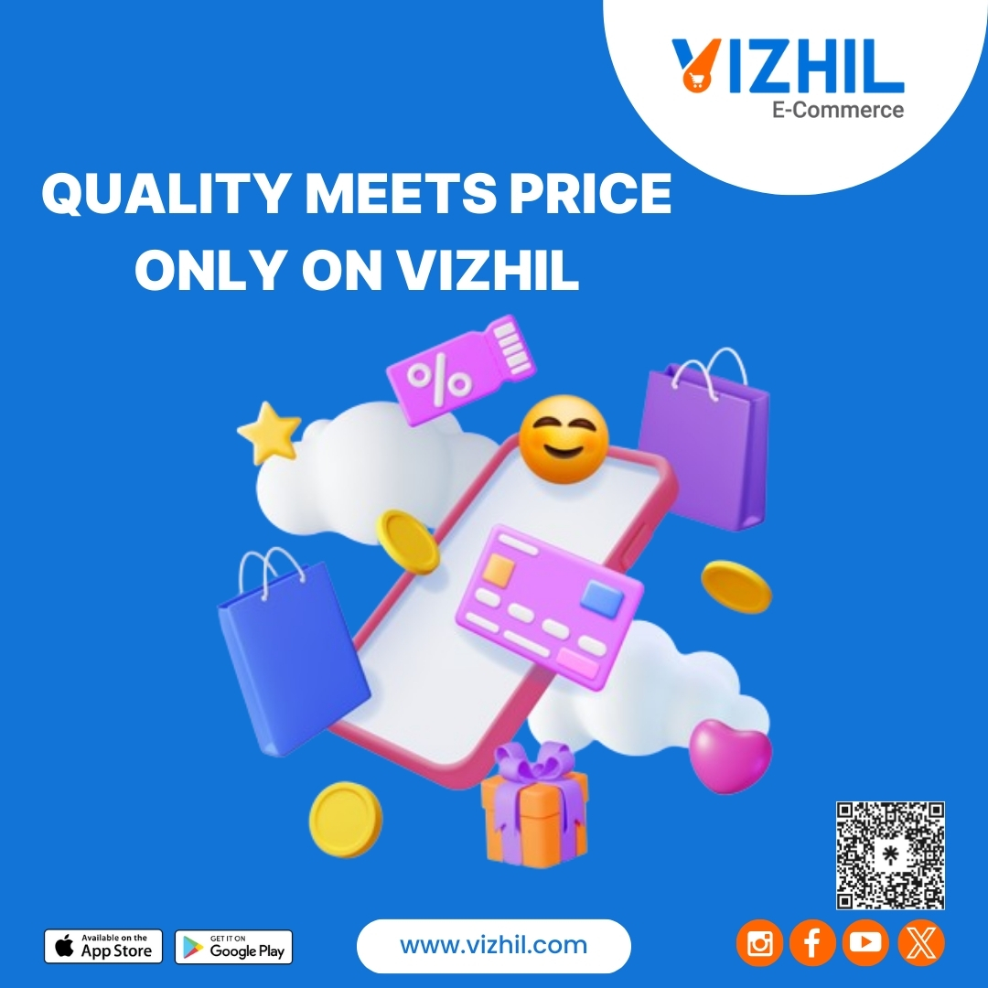 Seamless checkout, reliable service, Vizhil ensures smooth online transactions.

Follow us on: linktr.ee/vizhilofficial

#ecommerceshopping #onlineshopping #onlinestore #digitalstore #digitalshopping #ecommercessites #bestonlinestore #bestonlineshoppingsitesinindia