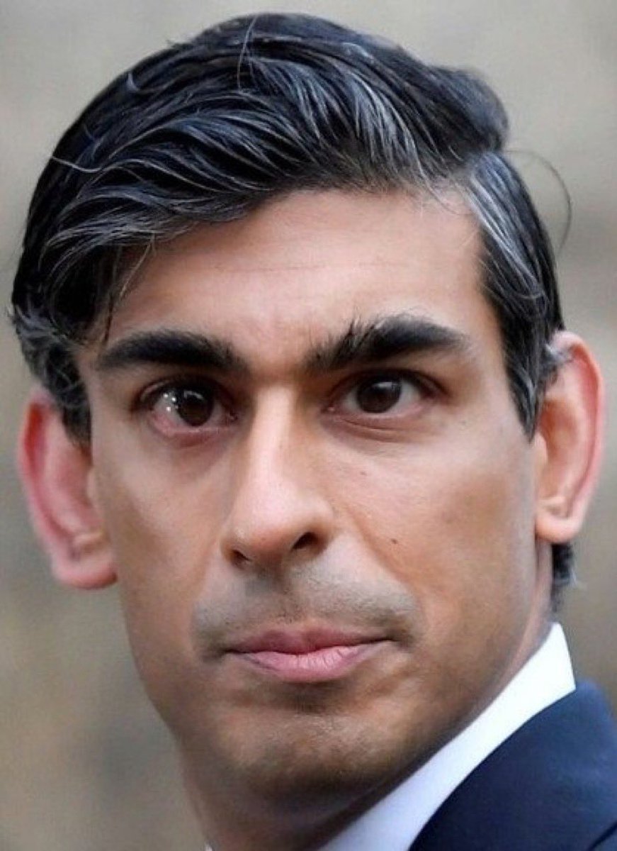 NoMoreNATO's tweet photo. This is what a genocidal maniac looks like. 
#FuckSunak https://t.co/SjFQxPo1TM