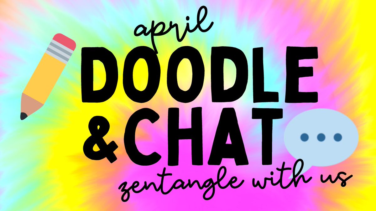 This morning Carrie and Mandi are Zentagling! Set your reminders for 9:33-ish a.m.CST and come be a part of some Doodle and Chat Zentangle infused kinds of fun! Join live: youtube.com/live/gwdbX_oAh… Printable: drive.google.com/file/d/1qjYr-i… #DoodleAndChat