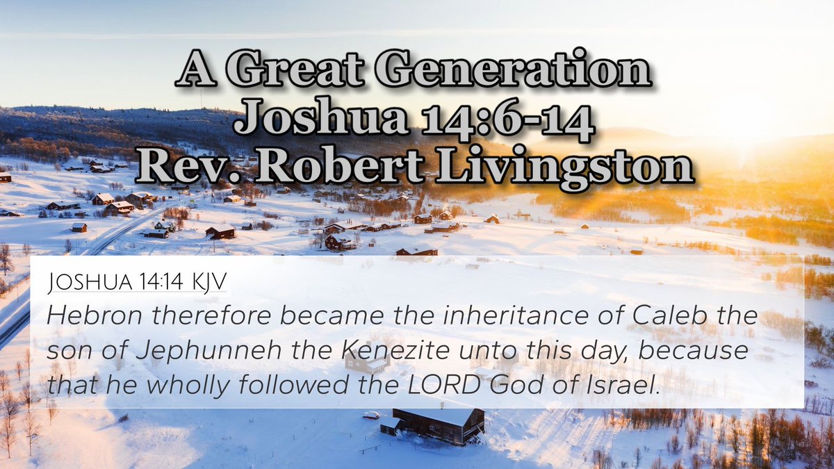 🌟 Don't miss 'A Great Generation' with Rev. Robert Livingston this Sunday at 10am! 🙏 Join us at Mount Zion Baptist Church for an inspiring message from Joshua 14:6-14. Live Stream on Facebook, YouTube, and Twitch TV. 📖✨ #MZBCNC #SundayService