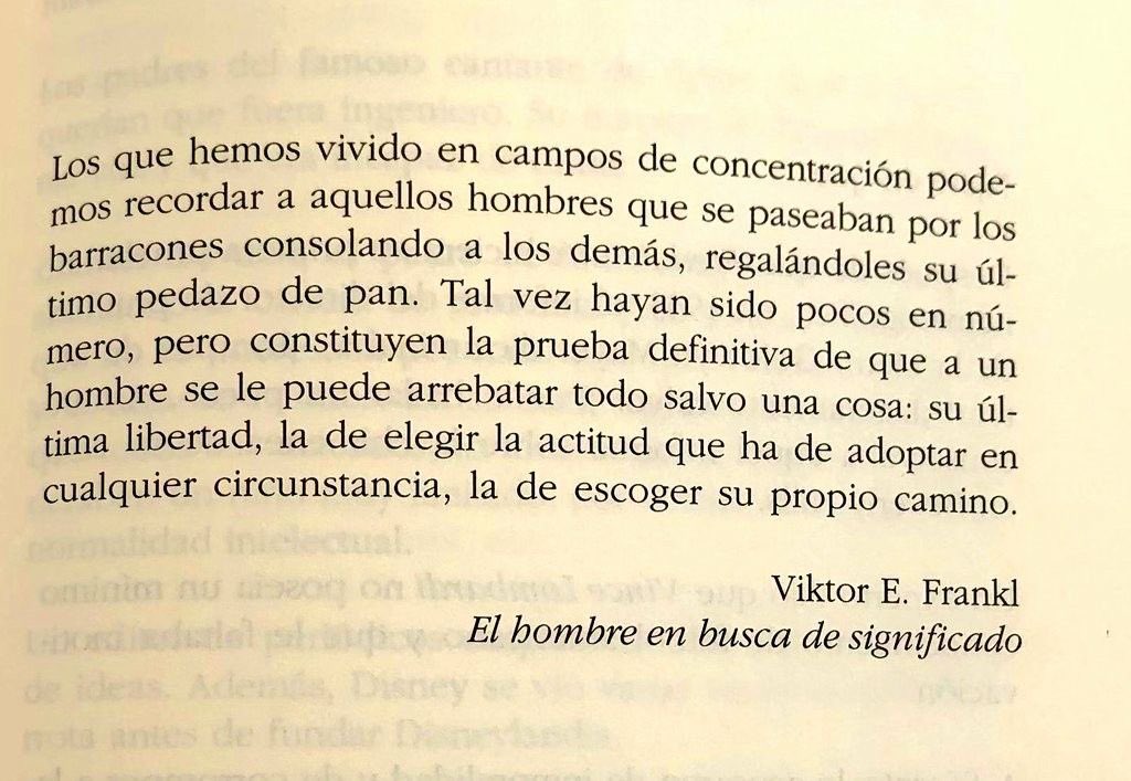 El hombre en busca de significado 
Viktor E. Frankl
#cementeriodelibros