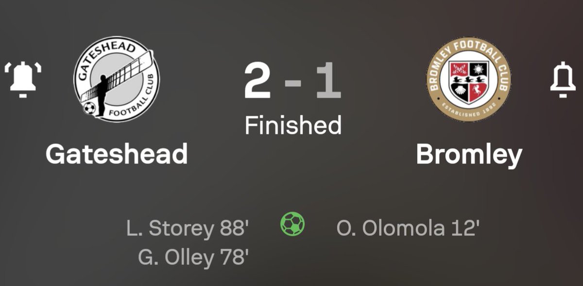 Patrick_Rice's tweet photo. From us being getting beat one nil, to Bromley then additionally getting a penalty, to us eventually WINNING 2-1....
And Wembley seats and 4* Hotel now sorted too for the #TrophyFinal
#WaGateshead
#HeedArmy
@GatesheadFC
@GatesheadFCSoul
#playoffs2024 https://t.co/JBLSoy2MUb