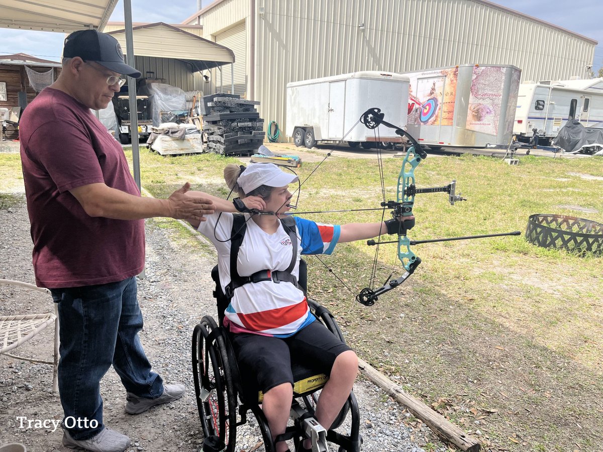 Para archer Tracy Otto's life was forever changed in 2019. She was a student at the University of Tampa and an aspiring fitness model, but one night would change everything. Now she's on the road to Paris We have amended and republished this post bbc.in/3Qbb5OS