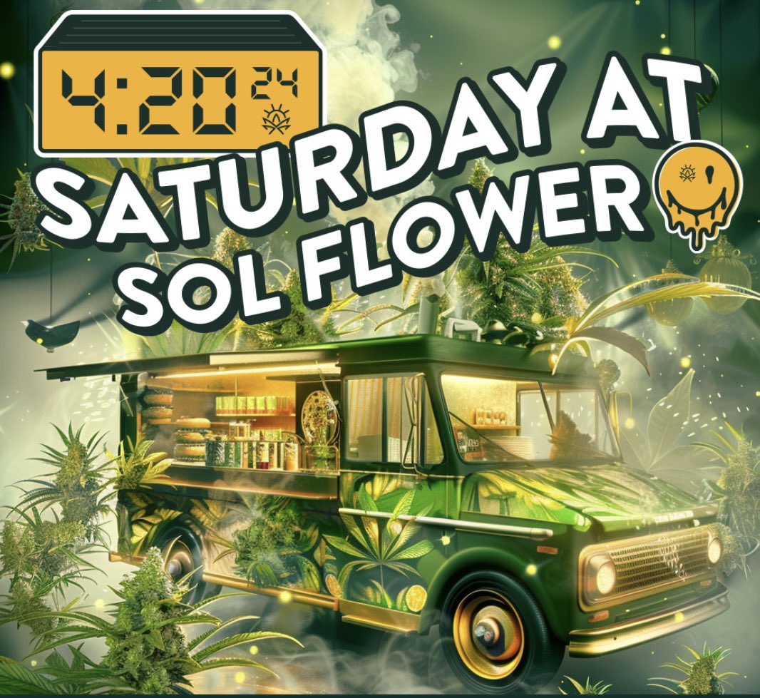 livewithsol_'s tweet photo. Food Trucks, DJs, BOGOs, Giveaways &amp; More Today at Sol Flower!!                                         https://t.co/Jfo8c60rb6 https://t.co/eoW5msrdAV