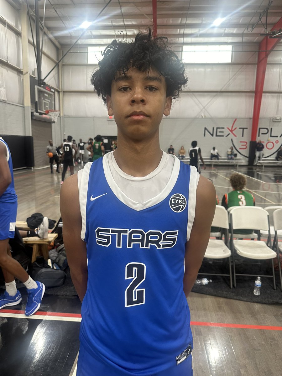 All the upside you can ask for in '27 Justin Wise @justin_wise2. He's every bit of 6'4 and has one of the purest jumpers in the gym. Wise can make shots stationary off the C&S or full sprint in transition. @normparkerhoops @GaStars2027EYBL