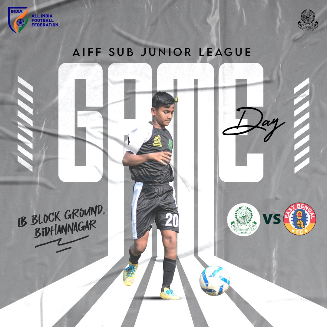 Our Young Brigade are back in action as they lock horns against East Bengal FC in their ultimate match of #U13ILeague. 🤩🔥 #JaanJaanMohammedan 💪🏼#BlackAndWhiteBrigade 🤍🖤 #IndianFootball ⚽