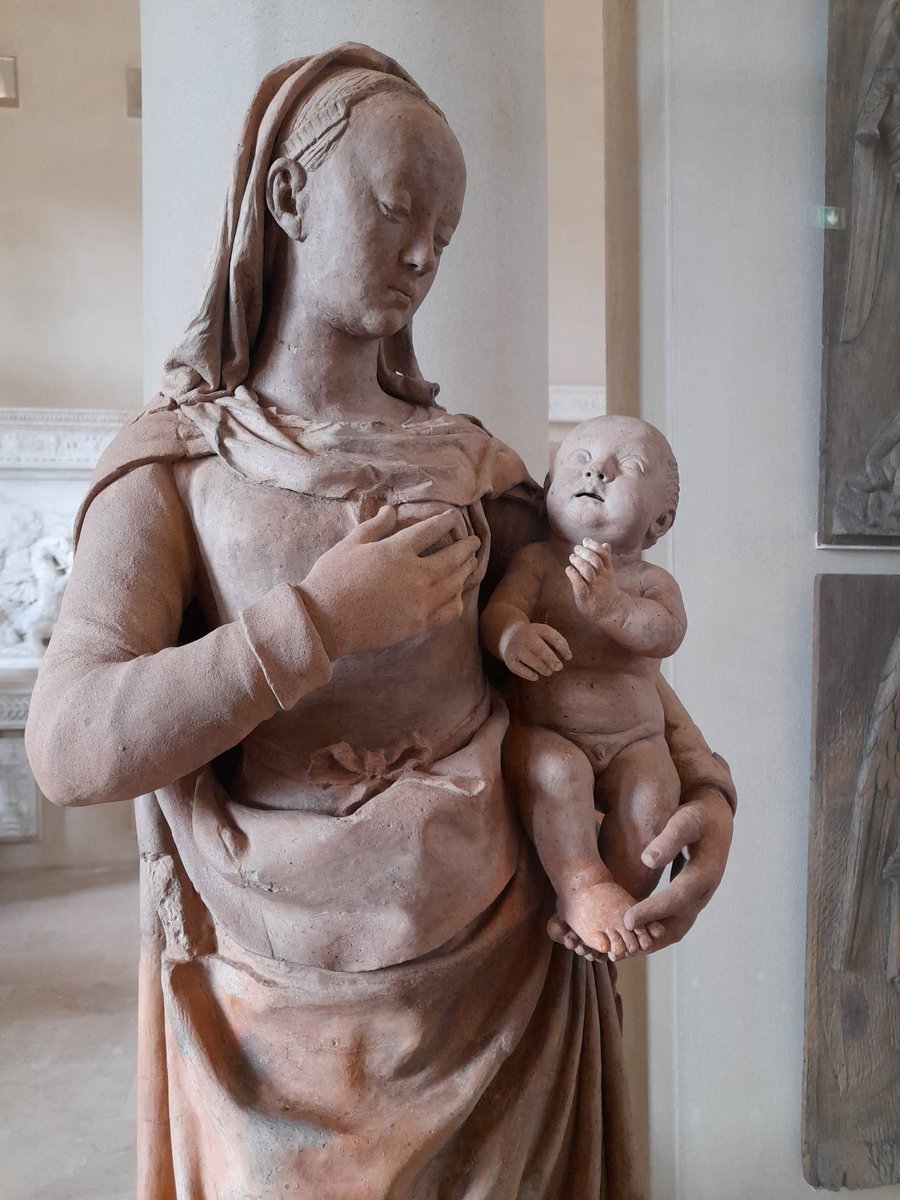 Au Louvre. Michel Colombe, Vierge à l'Enfant, vers 1500