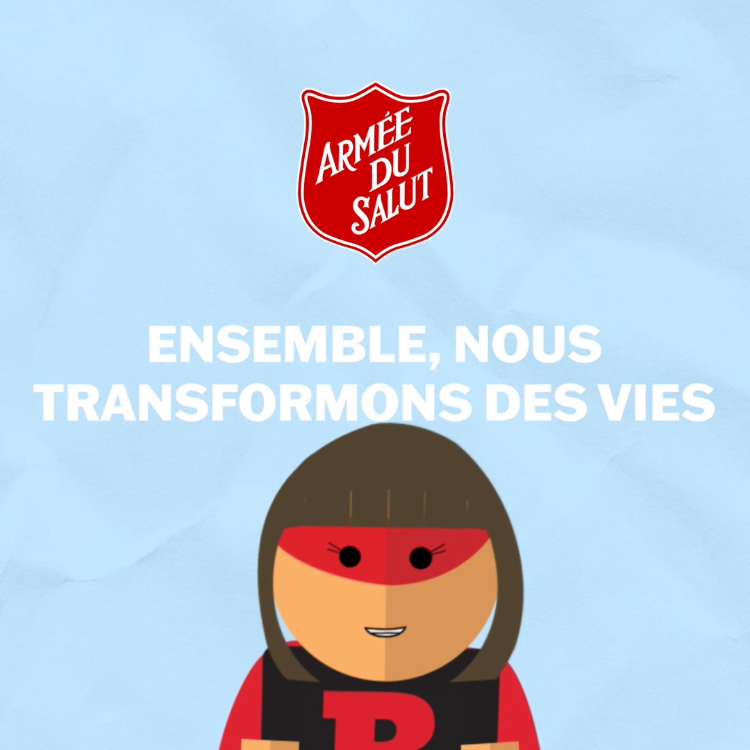 L'Armée du Salut soutient la transformation des vies, sans considérer le point de départ. Avec nos bénévoles, notre mission s'embrasse à bras, esprit et cœur ouverts. #Ensemble
