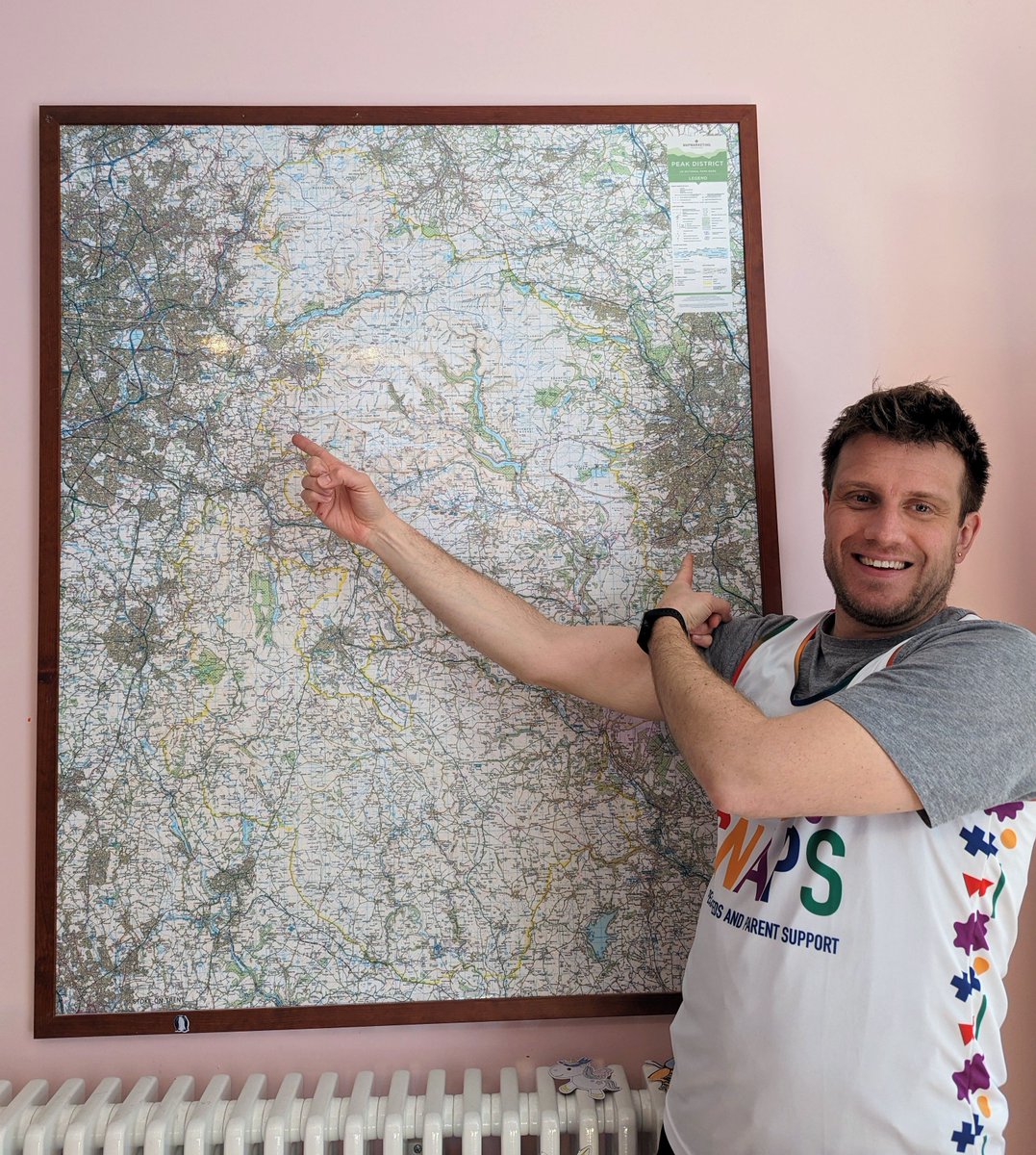 We want to say GOOD LUCK to Rob Holdsworth today as he takes on The Peak Divide Challenge in aid of SNAPS! He is running 75km from Manchester to Sheffield over two days! He's so far raised over £350, if you'd like to support him, click here: buff.ly/3QaTy9q
