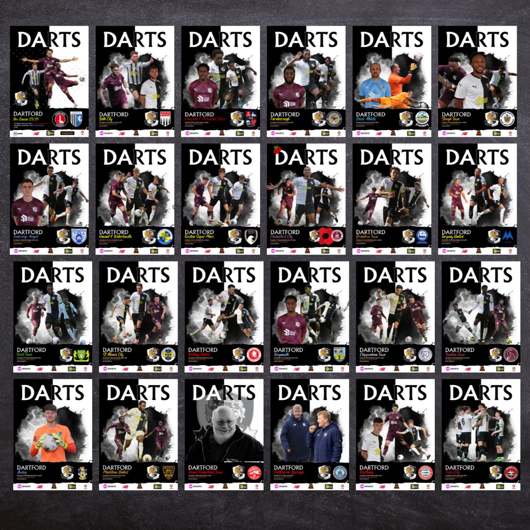 Another season over for Dartford. Poor season on the pitch unfortunately meaning new teams and a lower division next year for the Darts. 

As always I try to improve on the year before so already planning for next season.