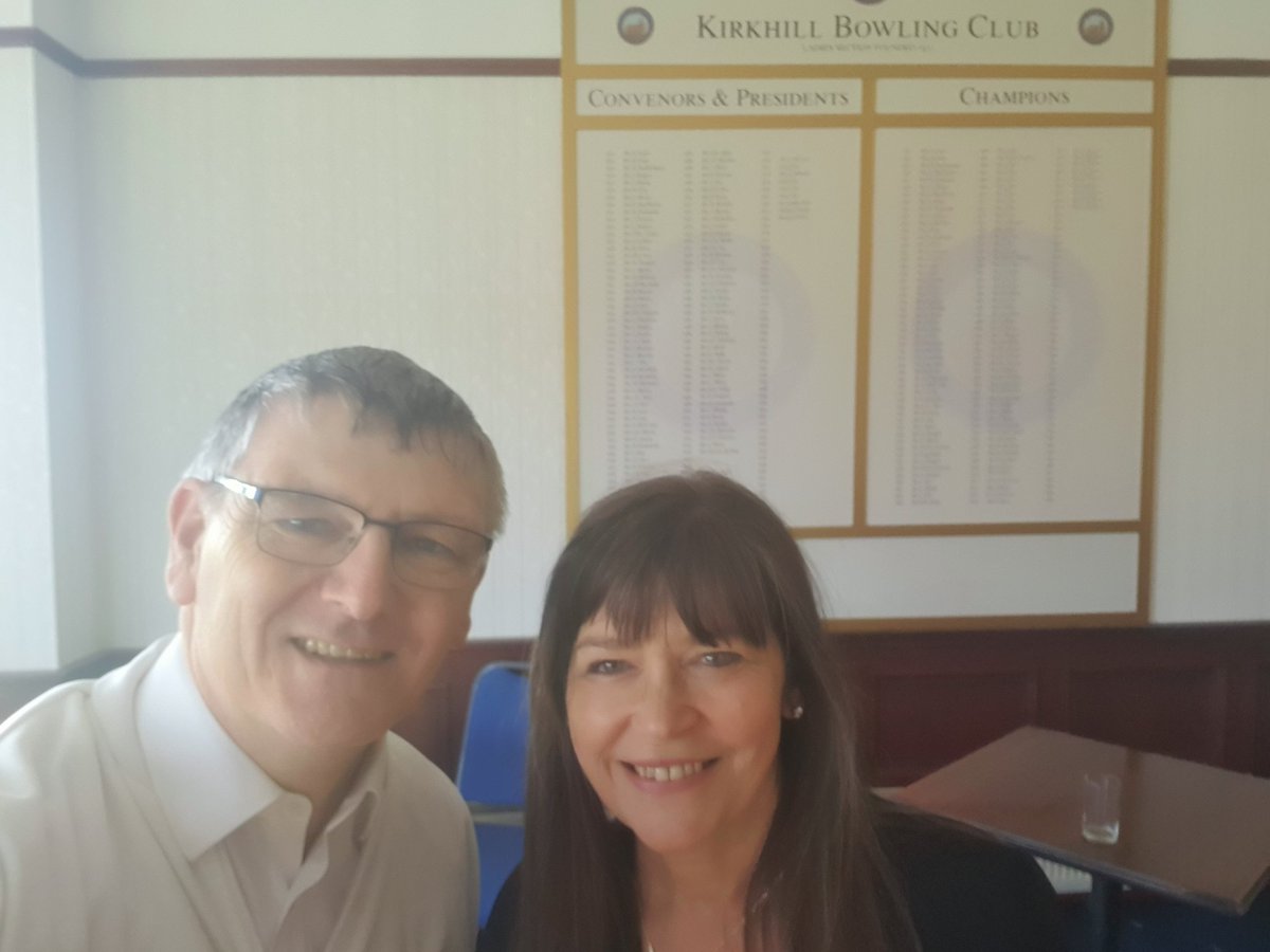 Pleased to join good friends Jennifer and John for the opening of Kirkhill Bowling Club this afternoon. Nice to see local MSP @haughey_clare supporting one of her local clubs.