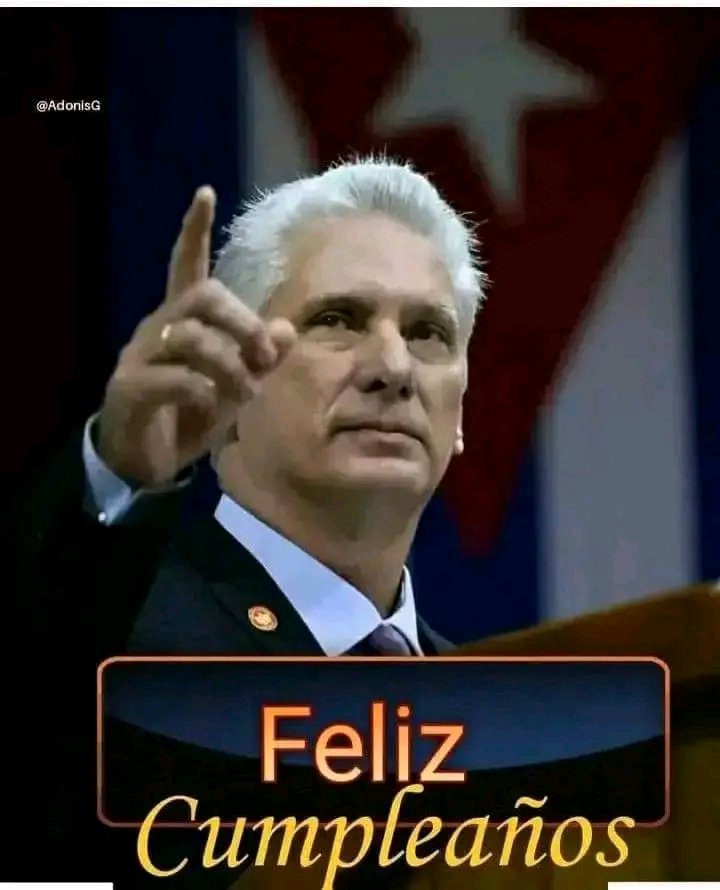BBarleidys's tweet photo. Feliz Cumpleaños Presidente!!!!
#GenteQueSuma
#YoSigoAMíPresidente
#Estae https://t.co/3JNTvwSAj7