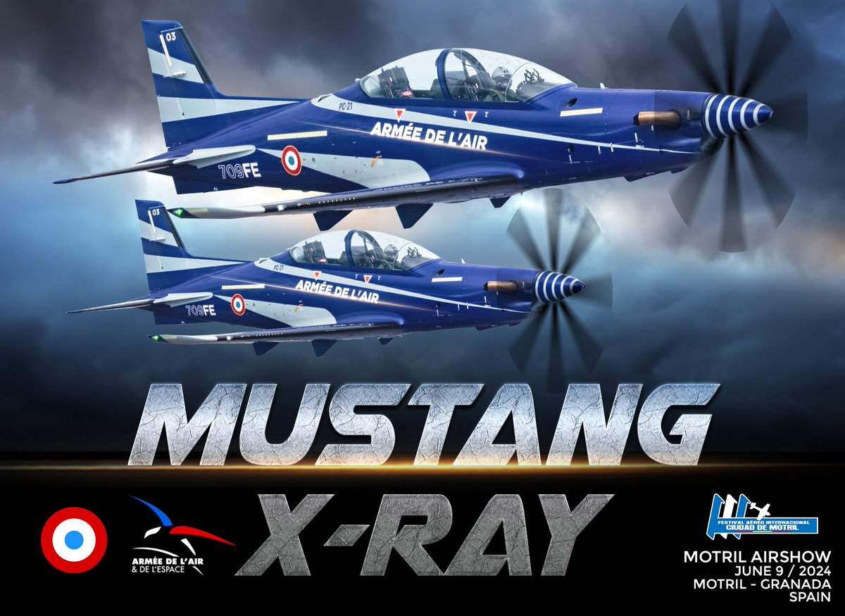 VUELVEN Y PARA NOSOTROS ES UN ORGULLO 😎
#MUSTANG X-RAY DE LA <a href="/Armee_de_lair/">Armée de l'Air et de l'Espace</a> EN EL FAIM 2024

<a href="/NewsAirshow/">Airshow News</a> <a href="/Airshowinfohu/">Airshowinfo.hu</a> <a href="/TeleMotrilTV/">TELEMOTRIL</a> <a href="/Motril__Digital/">Motril Digital</a> <a href="/Copemotril/">COPE Motril</a>