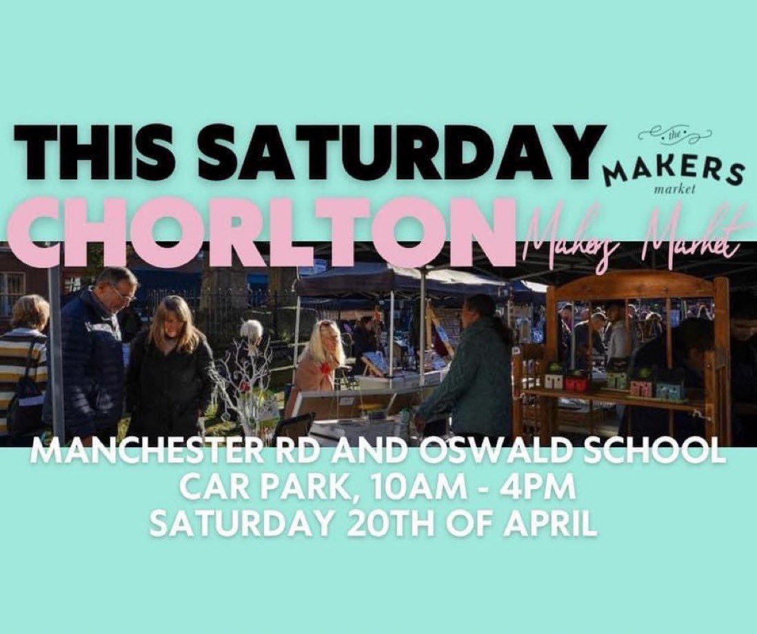 #Chorlton #makersmarket is on today. Fabulous food, drink and craft stalls and lots of brilliant local traders nearby. Still time to pop down. Open until 4pm. #Chorlton  @_makersmarket #chorlton #shoplocal