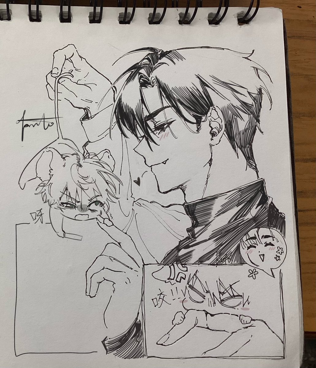 mailfromkuto's tweet photo. Doodled Ivan and till in class

@Official_ALNST 
#alienstage #art https://t.co/yVUrYvS8Wz
