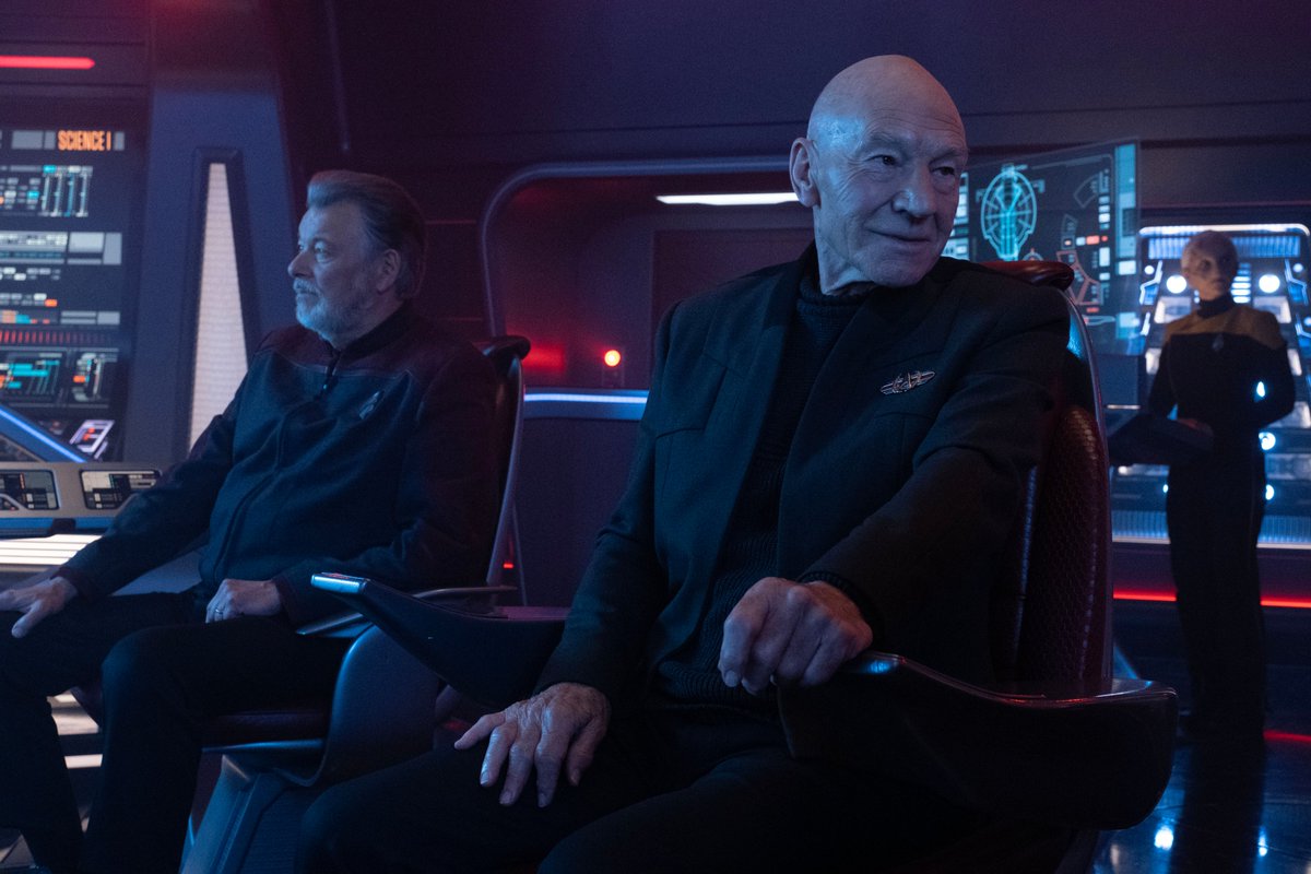 Picard 'We may no longer be the young ones, but we are far from being old news' #startrek #startrekpicard #scifi #tvseries #cast #quotes #fun #humor #patrickstewart #jonathanfrakes