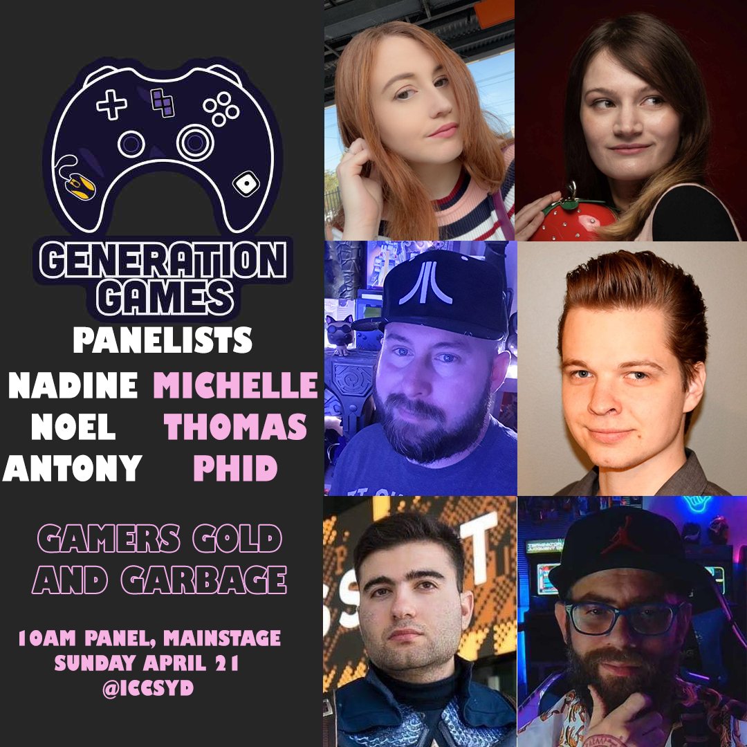 FurySevenSix's tweet photo. If you're heading to #GenerationGames tomorrow drop past the main stage at 10:30 am to hear me and this bunch of miscreants talk about the best ๐ and worst ๐ gaming merch.
Also me, talking about #gaming merch, who'd have ever thought that would be a thing right? ๐
https://t.co/OCyg0aO2dc