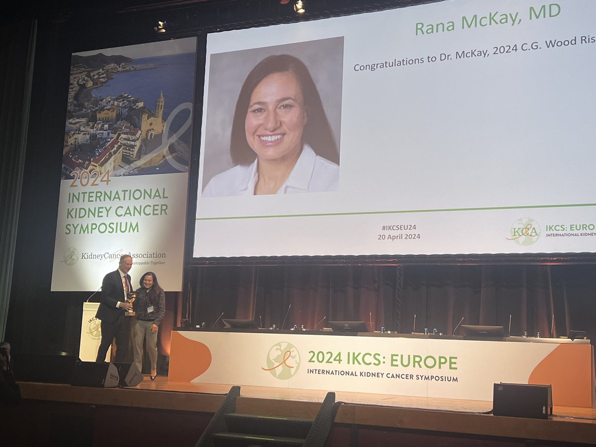 Congrats to @DrRanaMcKay on her Chris Wood award recognizing outstanding physicians and patient centered care . Impeccable human doctor mom and super woman #ikcseu24