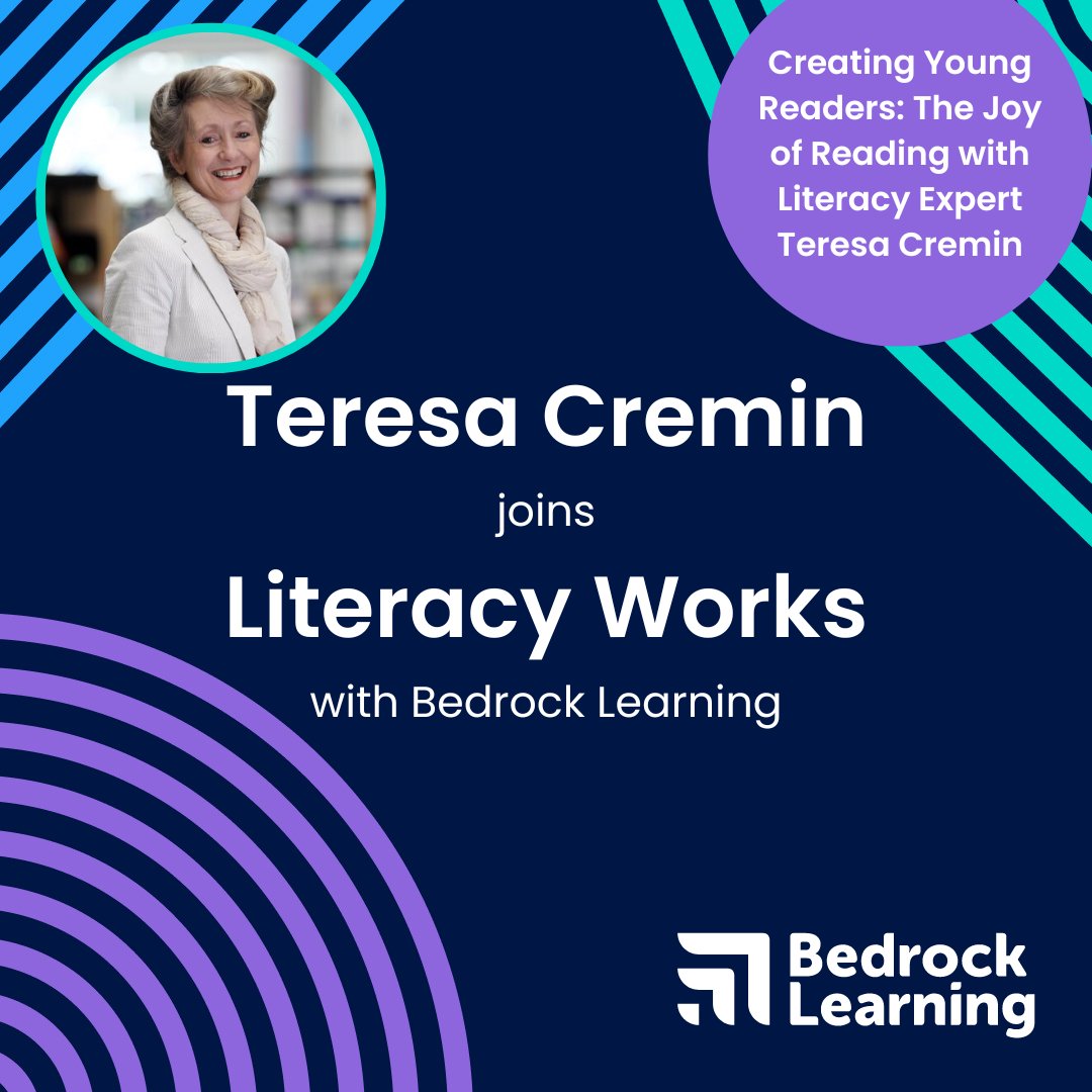 Do try and make the time to listen to @TeresaCremin talking with @Bedr0ckLearning about reading and writing for pleasure, digital literacy and the importance of the social aspects of reading. A fantastic interview with so much to think about. bedrocklearning.buzzsprout.com/1791150/146689…