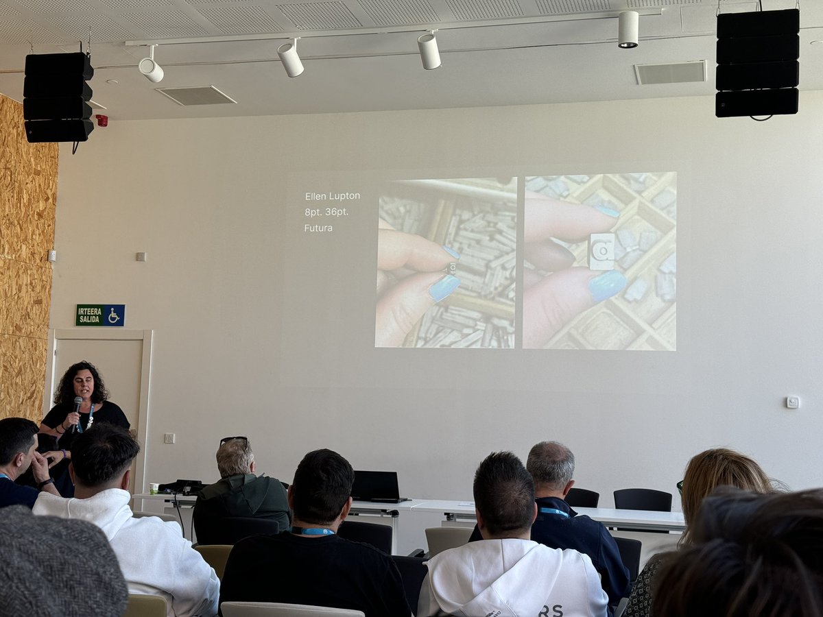 Aprendiendo las nuevas fuentes de #WordPress con la gran <a href="/acirujano/">Ana Cirujano 🏳️‍🌈</a> en #WCBilbao2024