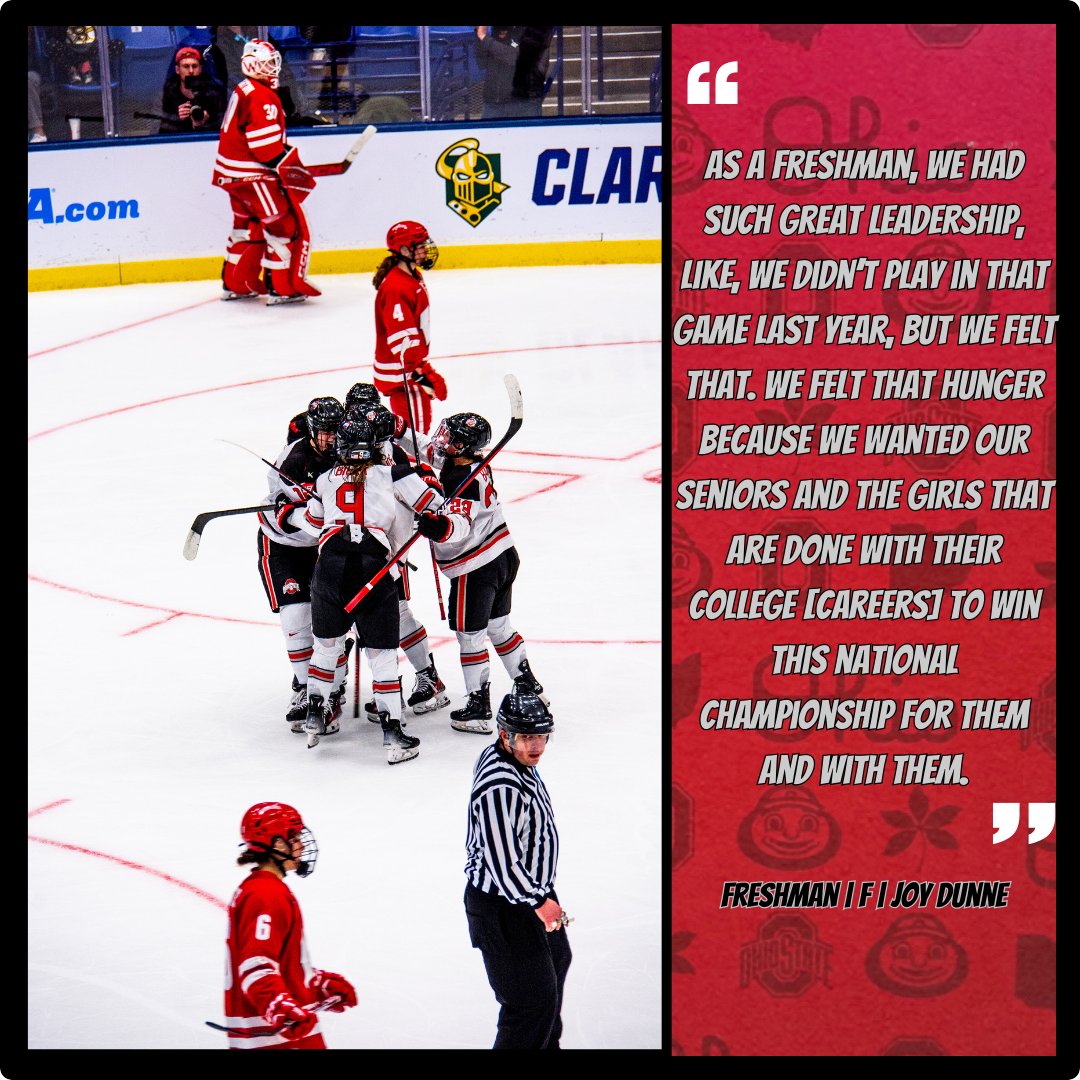 When you know that the leaders of a National Championship winning team have left the program in good hands.

#gobucks #ohiostatewhky #wchahockey #womenshockey #buckeyehockey
#ncaawhockey #wfrozenfour #buckeyes #natty #nationalchampions
#nattychamps