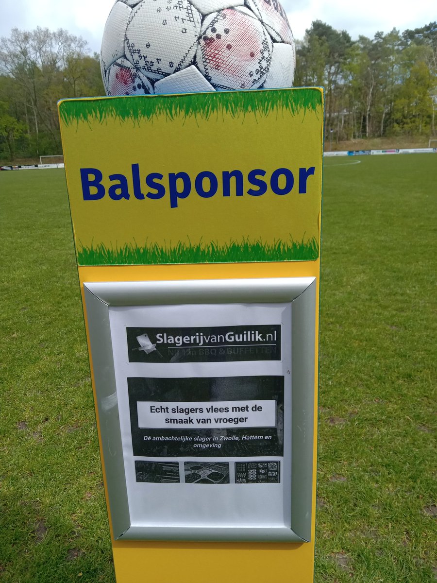 De ruststand bij de wedstrijd Hattem - EFC is 1 - 0.
Doelpunt in de 35ste minuut van Giovan Draijer.