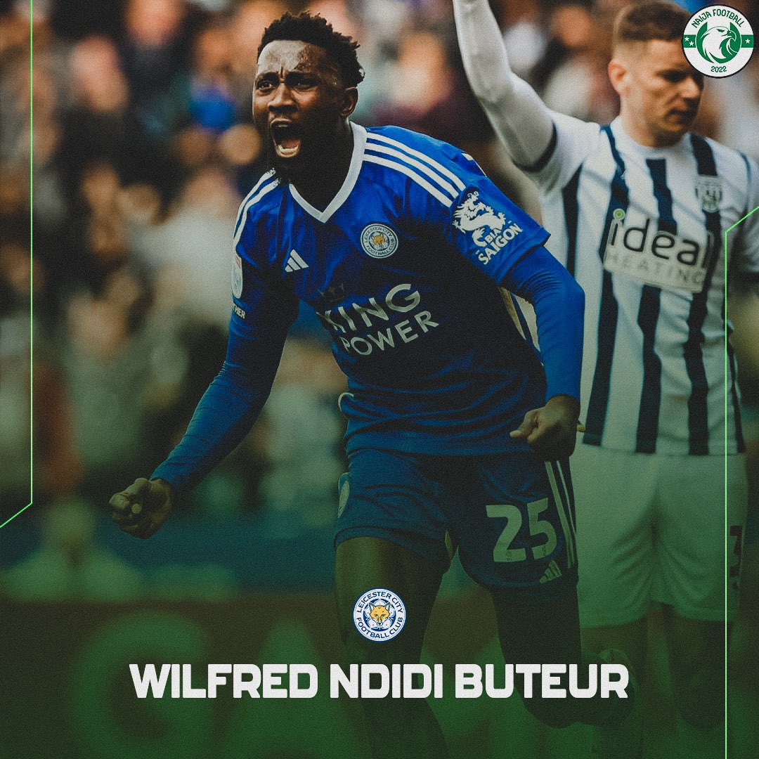 Wilfred Ndidi marque avec Leicester et se rapproche de la montée en Premier League ! 🔝🦊 5 buts & 6 passes décisives cette saison pour le milieu. ✨