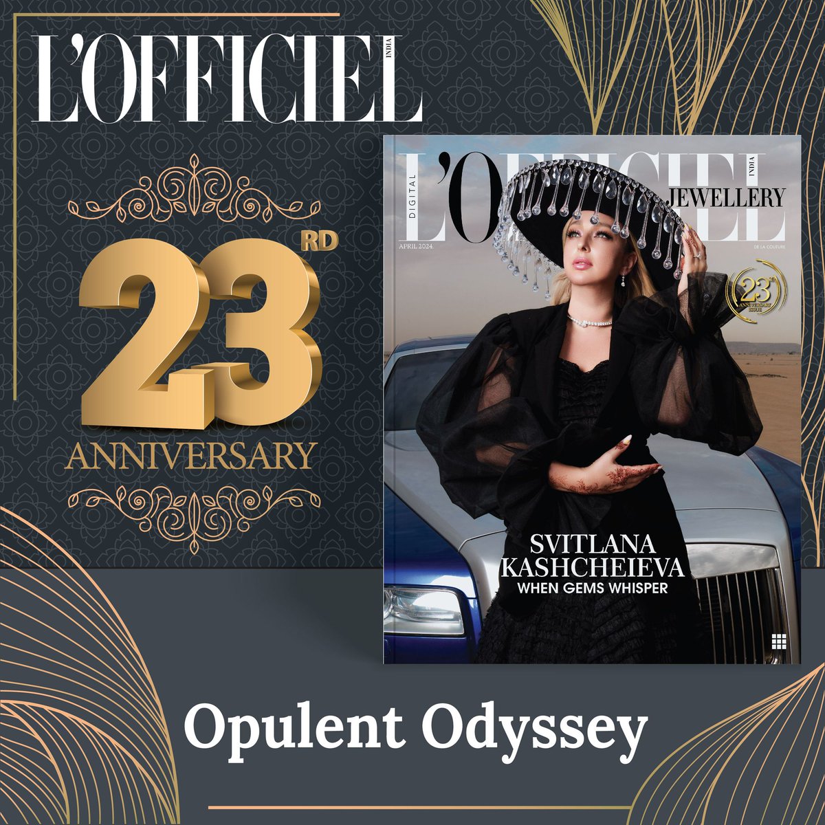 Adding a flair to an extravagant celebration as we mark our 23rd anniversary! We present to you whimsical and unexpected fashion delights, that have been meticulously curated all just for you. Our 23rd-anniversary edition promises to be a captivating chronicle.