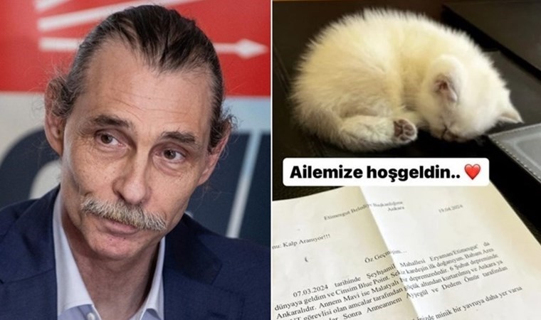 ankarayon's tweet photo. Erdal Beşikçioğlu depremzede kedinin yavrusunu sahiplendi

#ankara #kedi #erdalbeşikçioğlu https://t.co/jCo3LxPE61