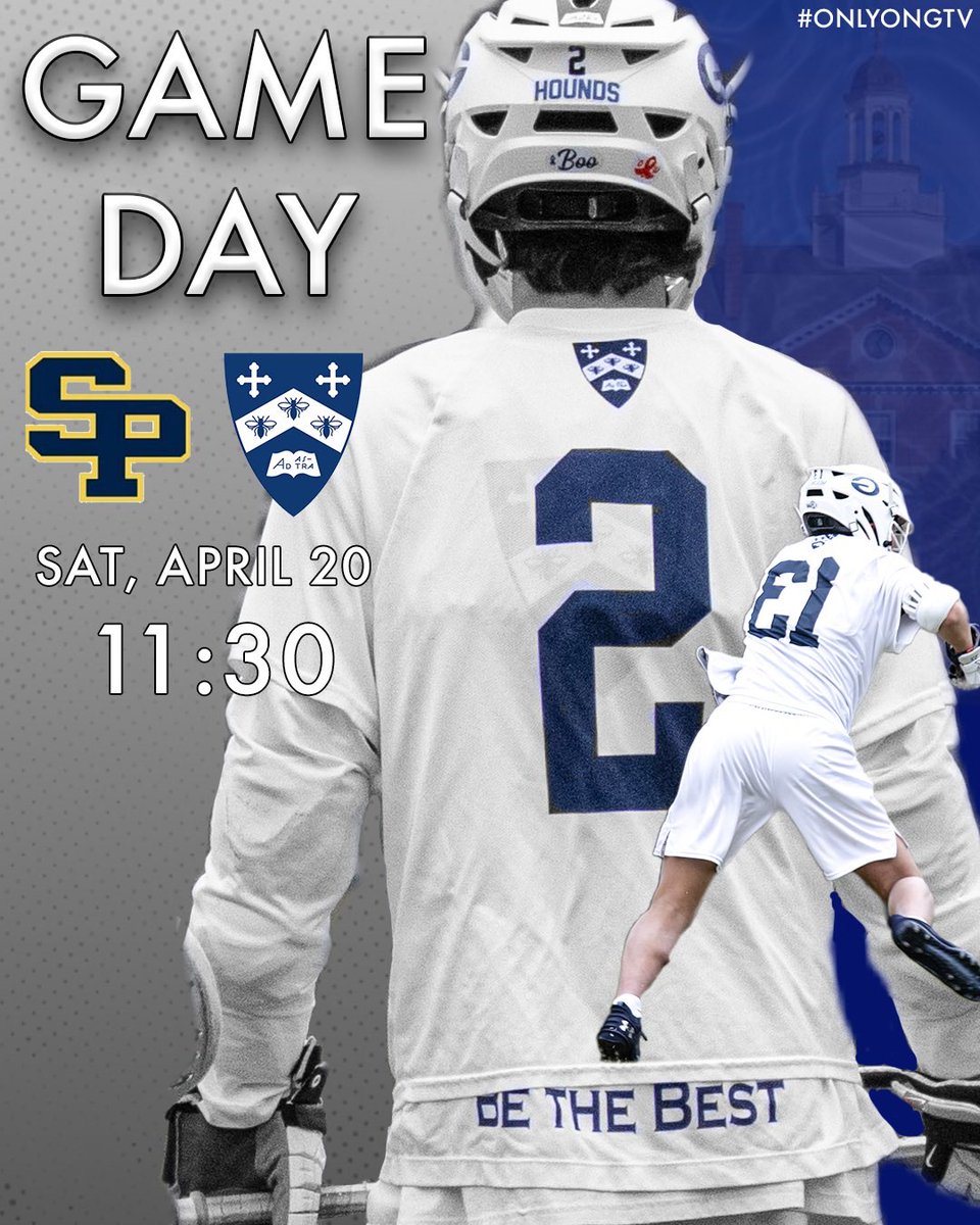 Greyhounds vs Crusaders on senior day today at 11:30 AM. Tune in to support the guys! #onlyongtv