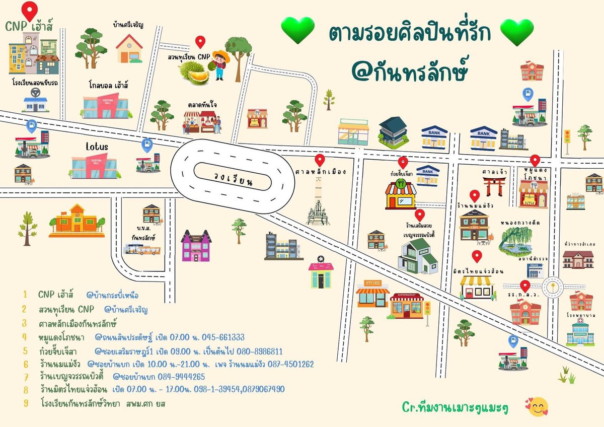 Sawaluk0921's tweet photo. "ยินดีต้อนรับสู่เมืองกันทรลักษ์ แดนดินถิ่นภูเขาไฟ พร้อมสถานที่สำคัญในวัยเยาว์ของศิลปินที่รัก สำหรับทุกท่านเมื่อได้มาเยือน"🥰🫶💚
#HBDPaiPaiOrio🎂💚
#CNPCITY
9.05.2024
#ป๊ายปายโอริโอ้ https://t.co/qR2vwEfekR