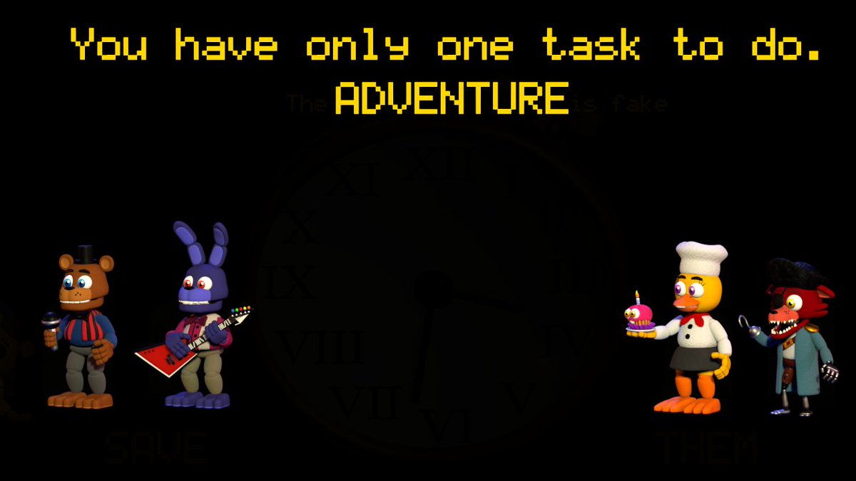 your onLy goal Is to have A fun adventuRe! just follow fredbear's advice and everything will be fine!