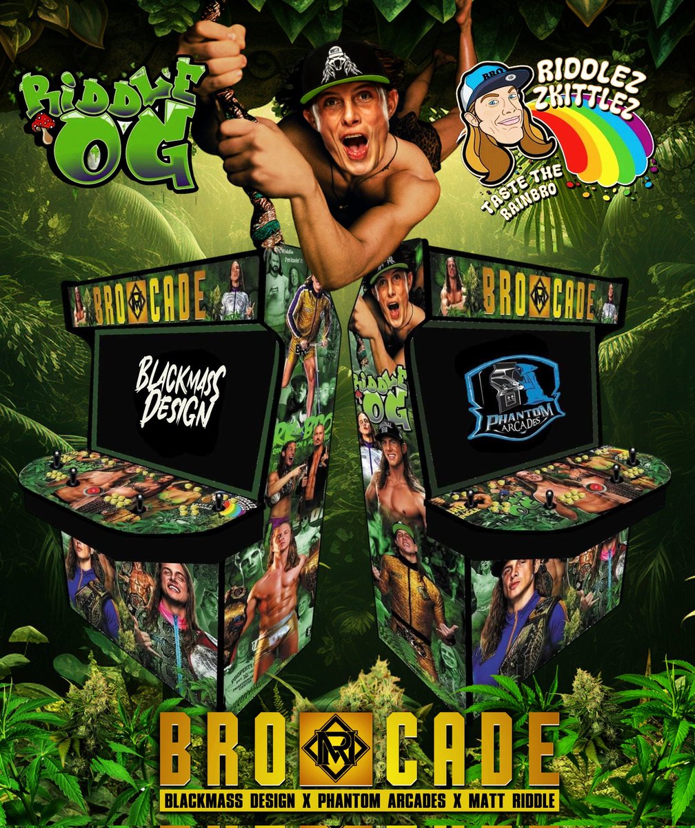 Happy #420day ! Really happy to make this for the one and only @SuperKingofBros ! Collab with @PhantomArcades ! Welcome to the BROCADE MACHINE