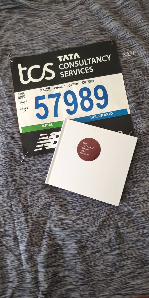 What great timing! Just received a copy of the new @GabrieliCandP @Paul_McCreesh CD as I set out to do my London Marathon 'Run for Roar', deferred from 2023. Thanks to everyone who supported me last year and helped fund this new recording.