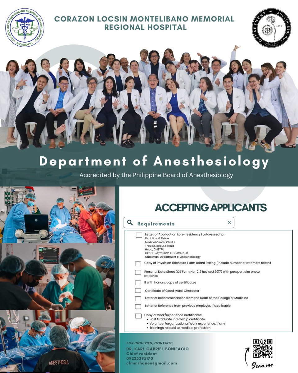 charcaduhada's tweet photo. G na guys 

#anesthesiologist #residency #clmmrh https://t.co/NywcDUNFOV