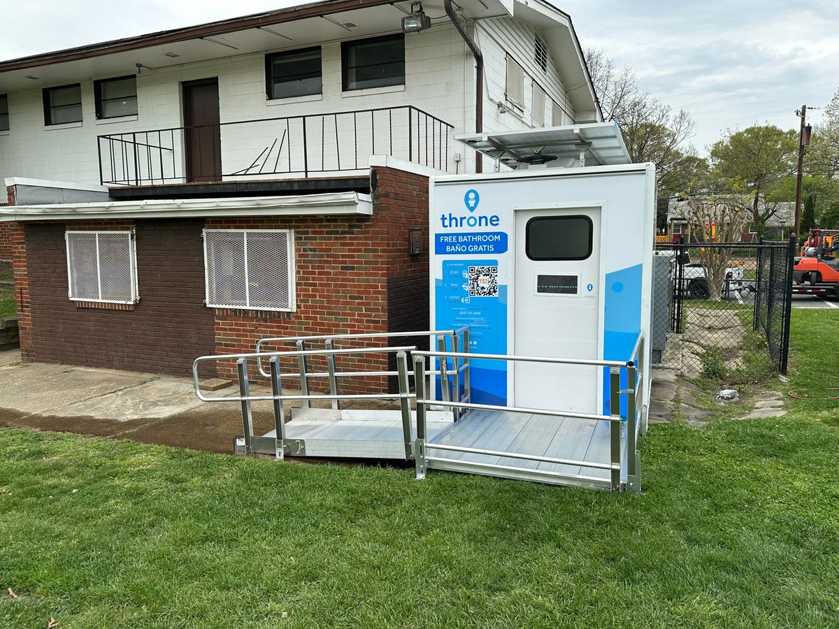 This just in – we’ve partnered with @NewCarrolltonMD for a mini-pilot until May 1! Throne will be available for use today at the Sustainable New Carrollton Spring Fling at Beckett Field. Check it out and let us know what you think! 🙌