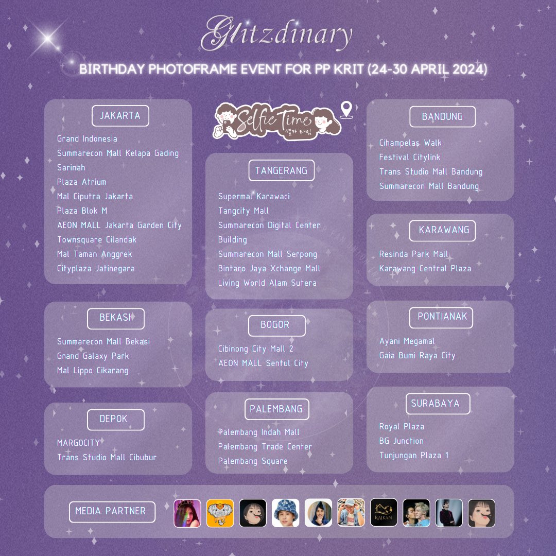 biwkeen's tweet photo. 💓GLITZDINARY PHOTOBOOTH PROJECT💓
Photobooth project event by Glitzdinary of PP Krit 25th Birthday Project X @selfietimeid
Save the date!
for further info go follow @BKPPFanUnionINA 🤩
#PPKritTurning25Th #PhotoboothProject #Glitzdinary https://t.co/XiCIldwUMm