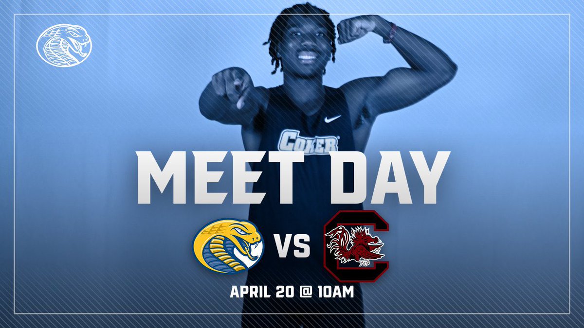 CokerTFXC's tweet photo. ๐จItโs Meet Day!๐จ
Final tune up before the SAC Outdoor Track and Field Championships!
๐๏ธ USC Open
๐ Columbia, SC
๐ Saturday, April 20
โฑ๏ธ 10AM
๐ https://t.co/gFkrc3qb3j
#gocobras #defenstheden #therise https://t.co/fZC3zV5fW2