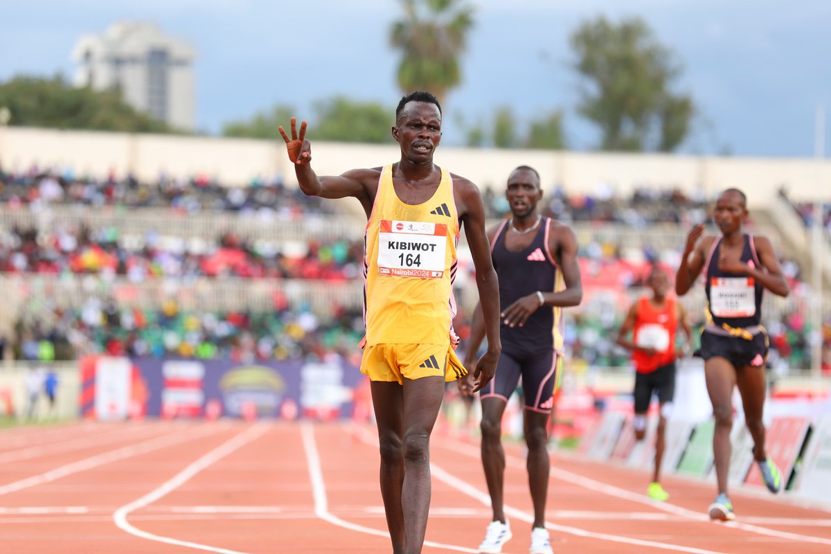 Mambo Matatu- Mara tatu!🏆🏆🏆 Abraham Kibiwott, World Bronze medalist in Budapest, dominates once again at KipKeino Classic clinching his third consecutive victory! 👑 Setting a blazing World Lead in the 3,000m steeplechase with a jaw-dropping time of 8:20.54! 🔥#TeamKenya