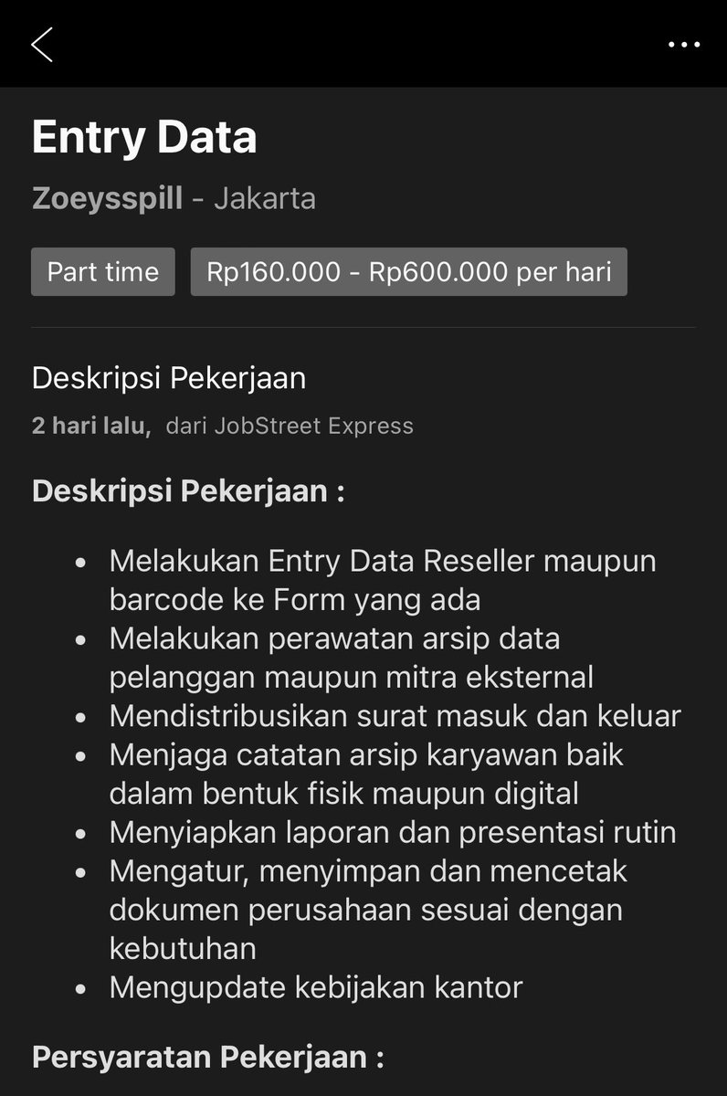 iconikku's tweet photo. Dia nekat sebarin loker di jobstreet https://t.co/HPPYtJiRBA https://t.co/Tc8KlKTB6S