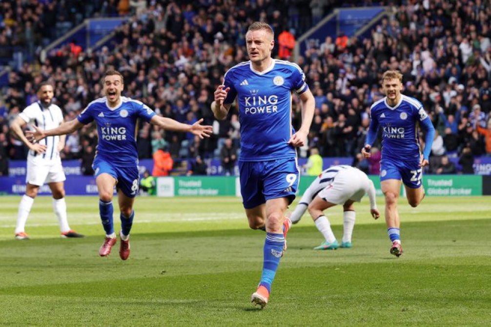 Leicester City are going to get promoted thanks to Jamie Vardy ‘s brilliance yet again. Man has 15 league goals this season in the championship. 37 years old and no slowing down! WHAT. A. MAN! 🔥 #LEIWBA