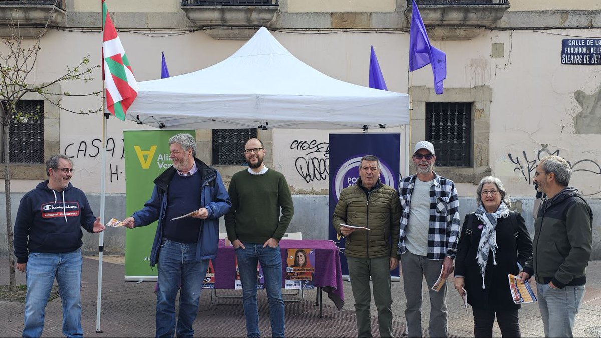 Agradecer a toda la militancia vasca una campaña de Elkarrekin Podemos tan hermosa, hecha desde el corazón y llegando a cada esquina de cada territorio de Euskadi. Mucha suerte. Ojalá todo vuestro esfuerzo e ilusión se traduzca en las urnas 💜💪