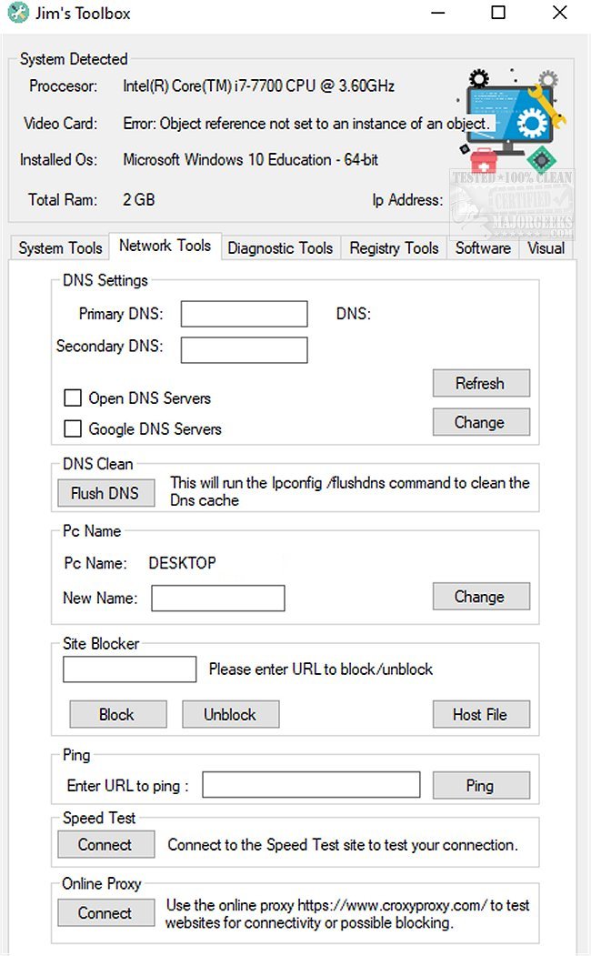 majorgeeks's tweet photo. Updated - Jim's Toolbox (not from our Jim :D ) provides you with a set of tools for performing various actions on your #Windows10 and #Windows11 machine.
https://t.co/koO5oyEy1i #Freeware #windowsTweaks https://t.co/IeN49EChMe