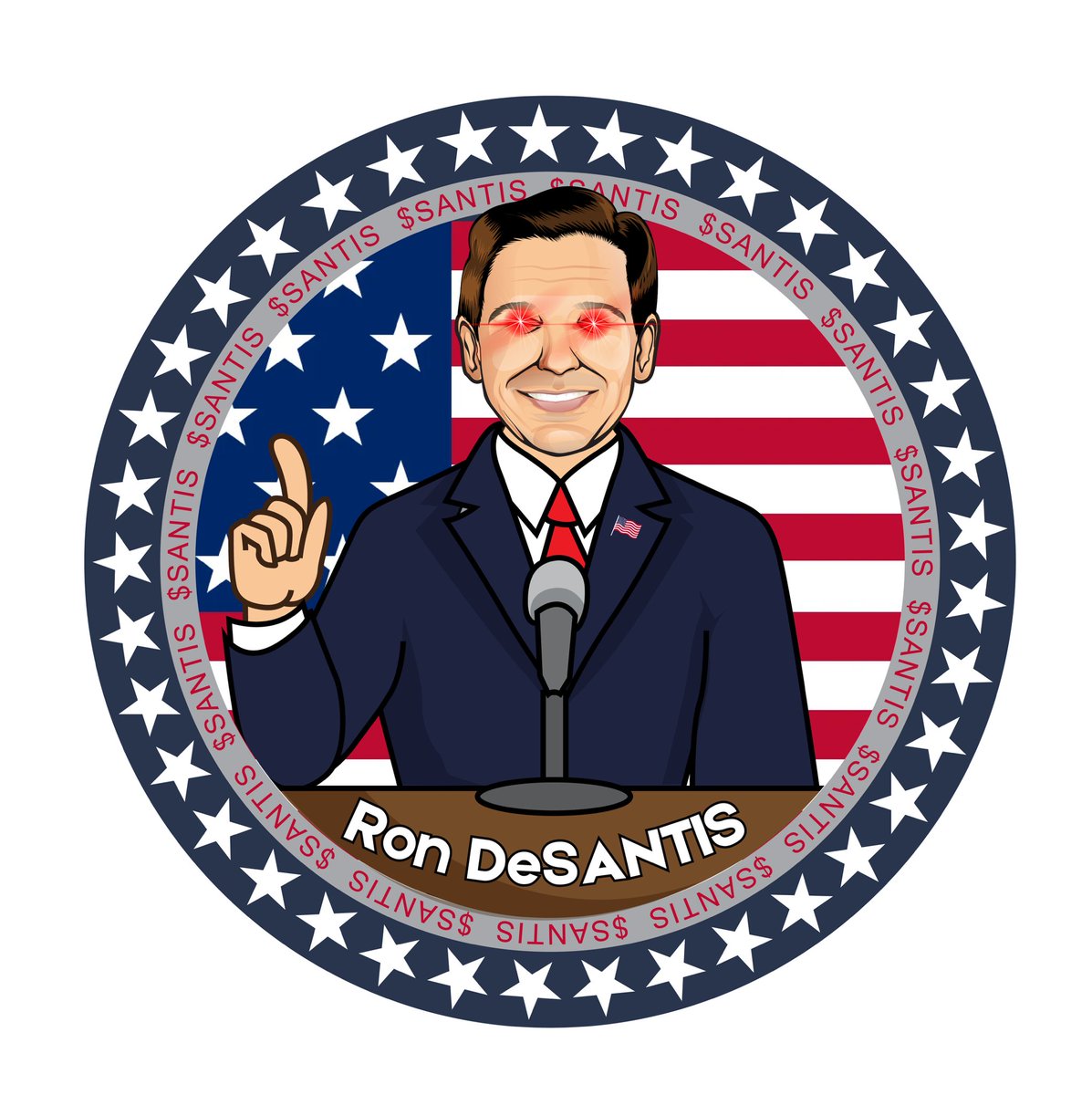 DesantisCoin's tweet photo. @jso_patriot Fellow patriot 🇺🇸🦅 

#DeSantisCoin community welcomes you as an ambassador, and here’s your new pfp to show support. Hope you like? https://t.co/vOS5mcVMFk