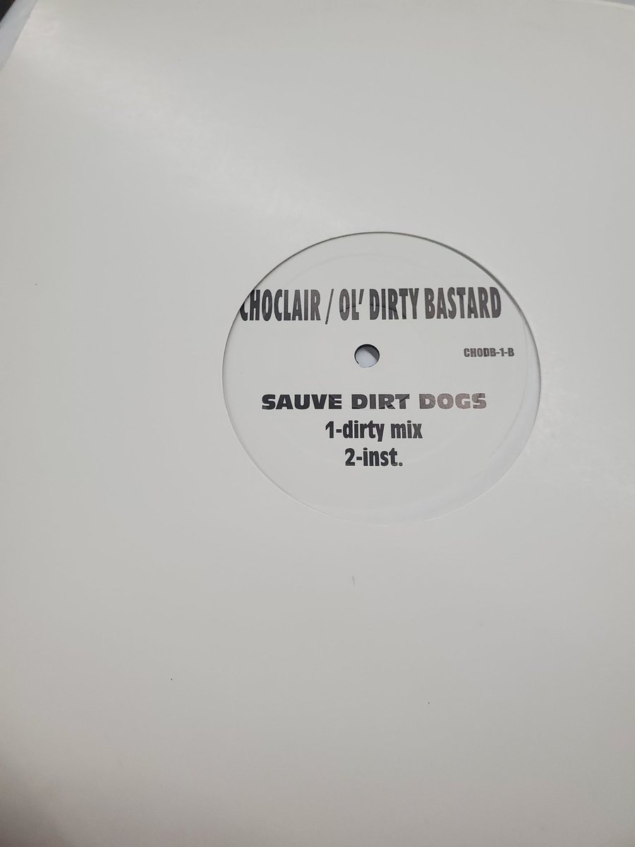 今日購入したレコード

CHOCLAIR OL'DIRTY BASTARD「SAUVE  DIRT DOGS」