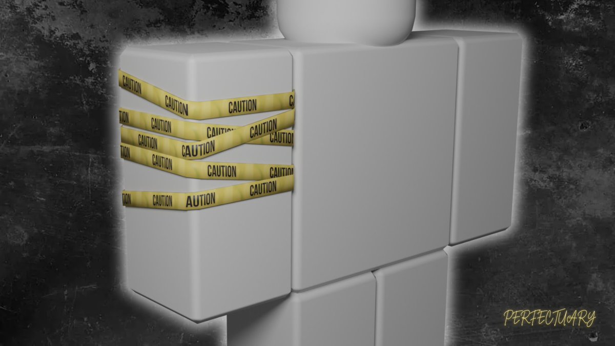 PerfectuaryRBX's tweet photo. : ̗̀➛UGC Concept #1 
Caution Tape Armband

#robloxart #robloxclothes #robloxdesign #robloxdev #robloxshowcase #robloxdesigner #robloxugc #ugcconcept #perfectuary #roblox https://t.co/pCApBjhBkW
