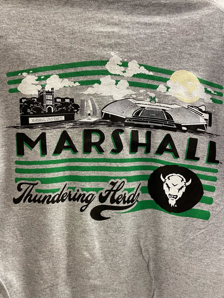Official_Glenns's tweet photo. Lots of cool @Image1One shirts on the floor ππ» We are open until 5pm today π #shopglenns #wearemarshall #goherd #downtownhuntingtonwv #image1one #marshallu https://t.co/kCglLaAlYg