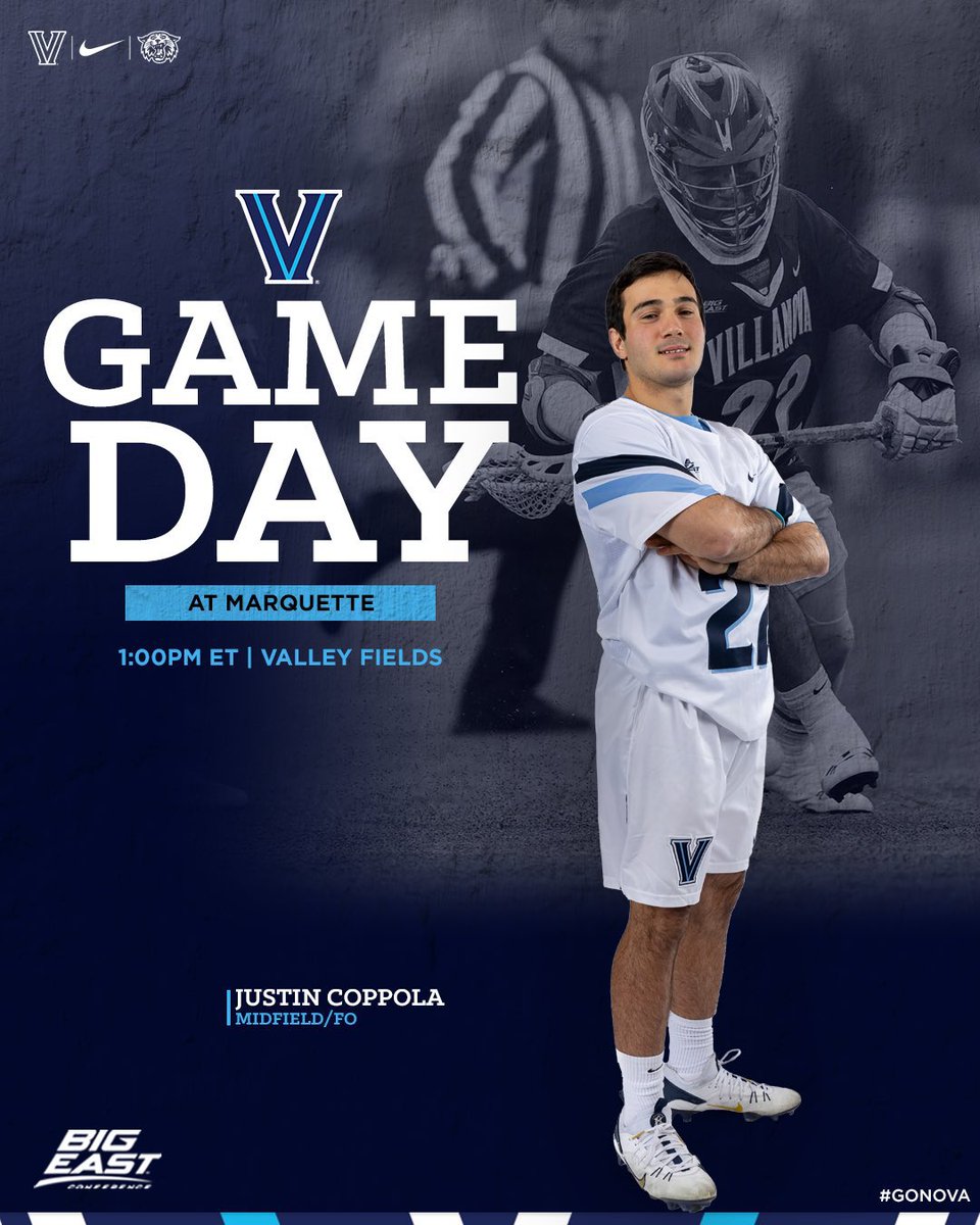 Lax Saturday ‼️#GoNova @NovaWLax 🆚 Denver 📍Villanova, PA ⏰ 1 PM 📊 tinyurl.com/yzbs9a5t 💻 tinyurl.com/ypvwfurs @NovaLacrosse 🆚 Marquette 📍 Milwaukee, WI 🕐 1:00 PM 💻 bit.ly/3Q7LRAP 📊 bit.ly/3xL3gcc