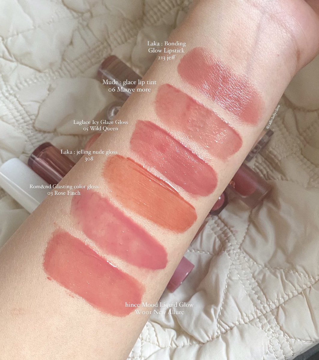 〰︎ ｡ 🧁🤍 MLBB Lipstick ของเรา เป็นสีที่ชอบทาในวันสบายๆ ง่ายๆ ลุคธรรมชาติ เป็นโทนที่พกกันตาย ใช้ได้ทุกวันนน 👀⭐️