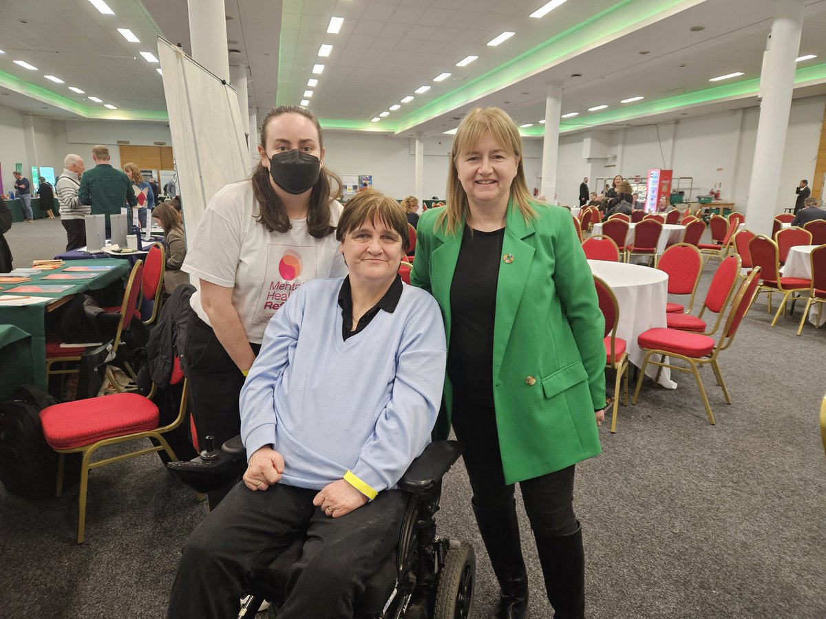 Thanks to all the Green Party Ministers, public reps and delegates who engaged with us at the @greenparty_ie  conference today on working towards full implementation of #UNCRPD and vindicating the rights of people with disabilities